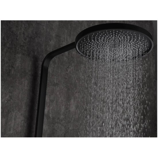 Душевая стойка GAPPO G2495-2 с термостатом чёрная