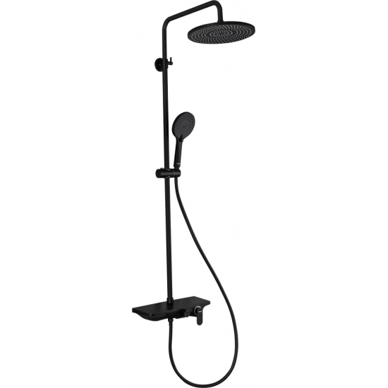 Душевая стойка GAPPO G2495-5 чёрный