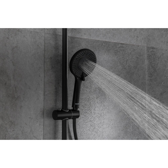 Душевая стойка GAPPO G2495-5 чёрный