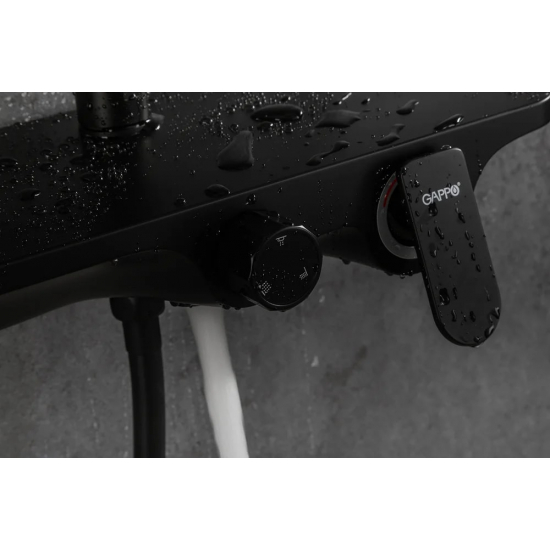 Душевая стойка GAPPO G2495-5 чёрный