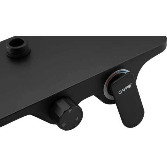 Душевая стойка GAPPO G2495-5 чёрный