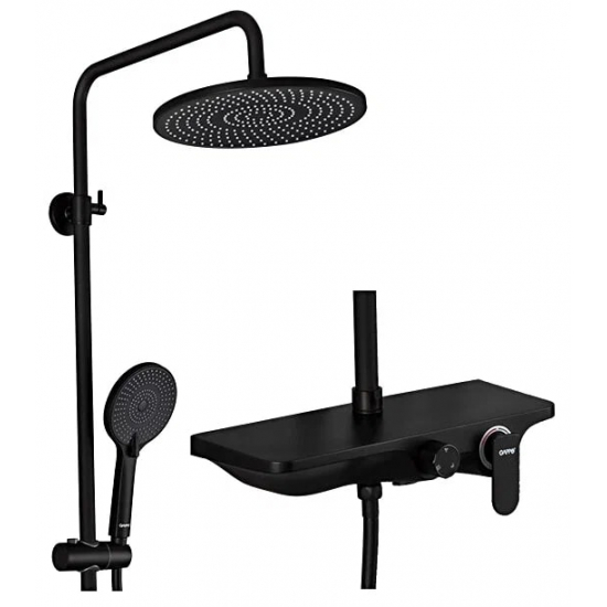 Душевая стойка GAPPO G2495-5 чёрный
