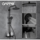 Душевая стойка GAPPO G2495-5 чёрный