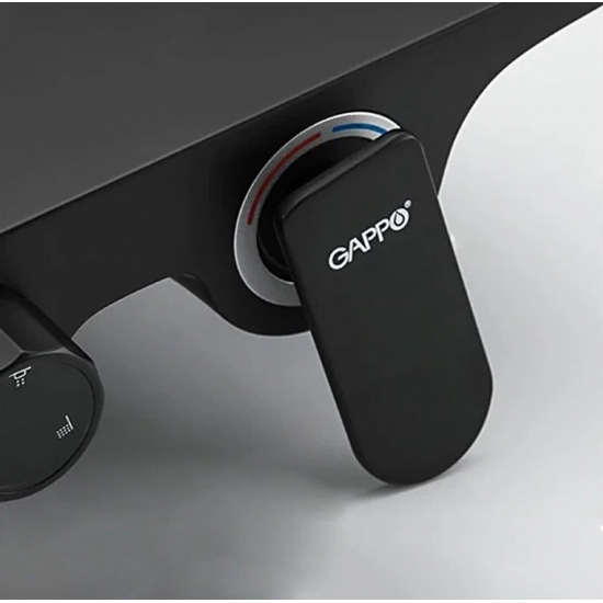 Душевая стойка GAPPO G2495-5 чёрный