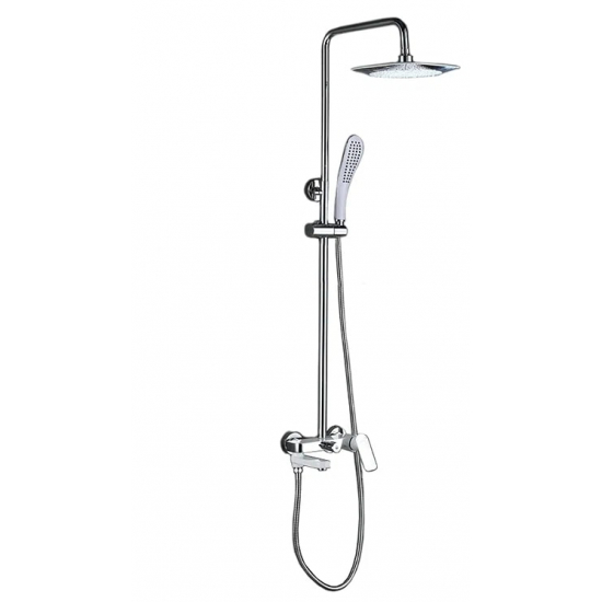 Душевая стойка GAPPO G48 G2448 хром, белый