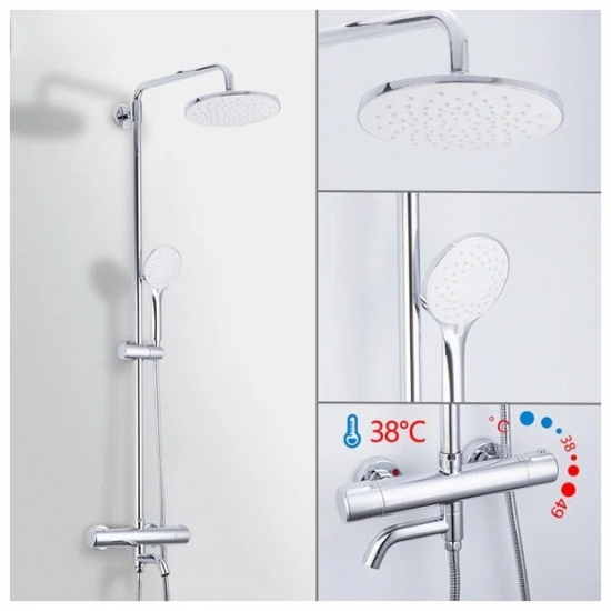 Душевая стойка GAPPO G90 G2490 с термостатом