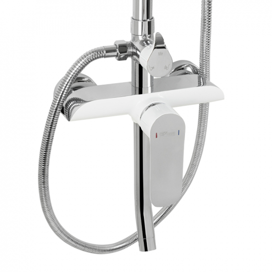 Душевая стойка GFMARK 3089 хром, белый
