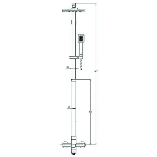 Душевая стойка GLAUF NEB16-A123