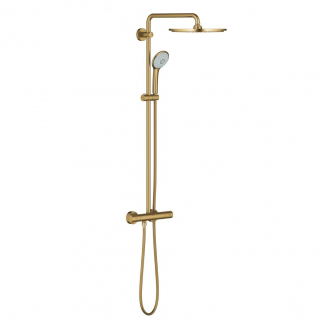 Душевая стойка GROHE Euphoria 310 26075GN0 с термостатом холодный рассвет матовый 