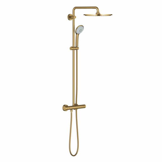 Душевая стойка GROHE Euphoria 310 26075GN0 с термостатом холодный рассвет матовый 