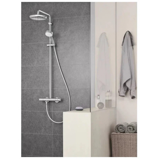 Душевая стойка GROHE Tempesta Cosmopolitan 210 27922001 с термостатом