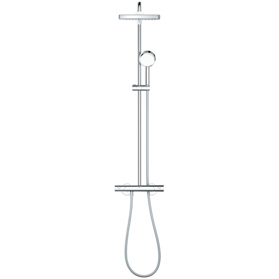 Душевая стойка GROHE Tempesta Cosmopolitan Cube 250 26689000 с термостатом