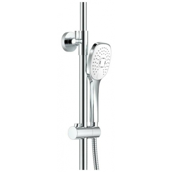 Душевая стойка HAIBA HB24505-8 хром, белый