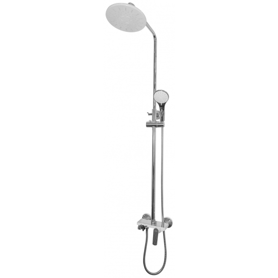 Душевая стойка HAIBA HB24804 хром, белый