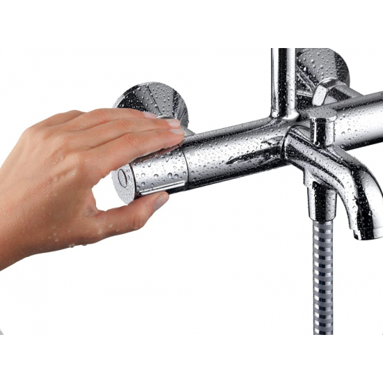 Душевая стойка HANSGROHE Vernis Shape 26284000 хром