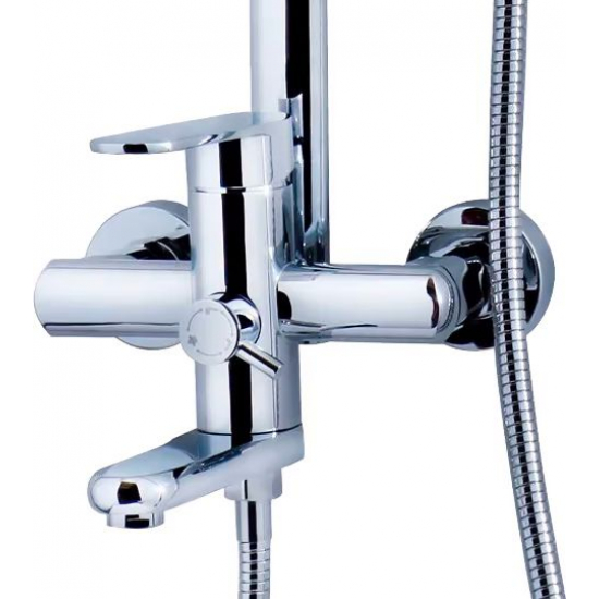 Душевая стойка KAISER Arena 36182 хром, белый