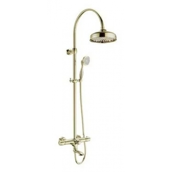 Душевая стойка KAISER Aria 03182-1 с термостатом бронза