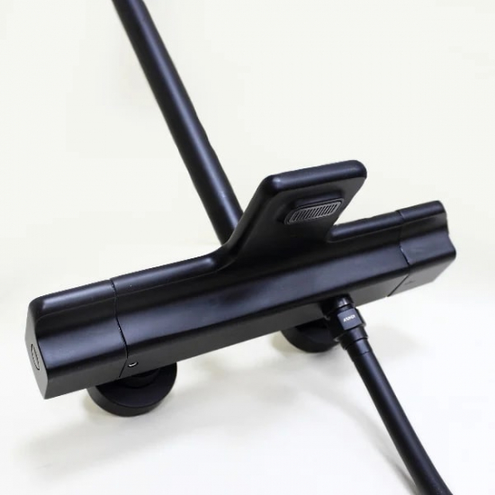 Душевая стойка KAISER Elite 01182-2 с термостатом чёрная