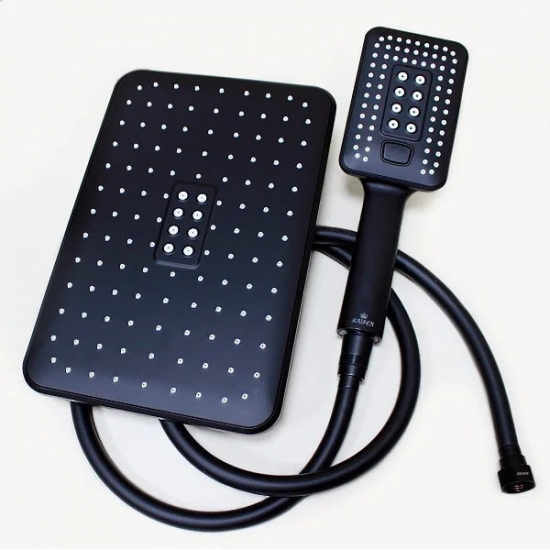 Душевая стойка KAISER Elite 01182-2 с термостатом чёрная