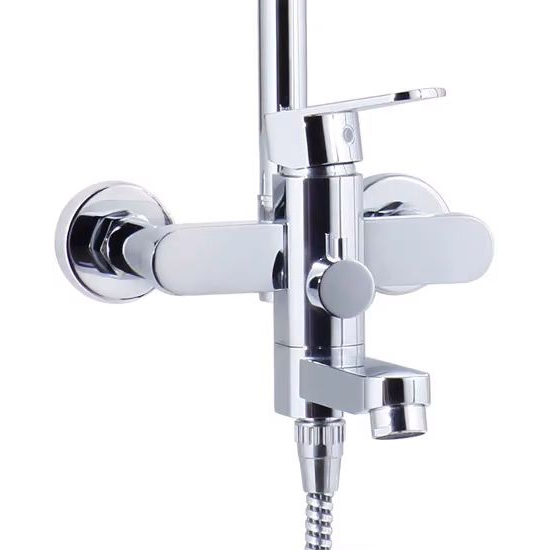 Душевая стойка KAISER SX-2060-4 хром, белый