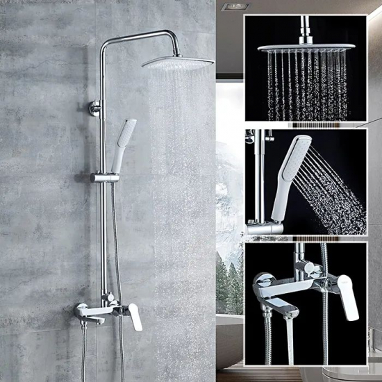 Душевая стойка LEDEME L2414 нержавеющая сталь