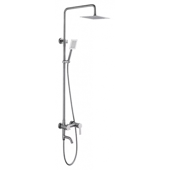 Душевая стойка LEDEME L72401 нержавеющая сталь