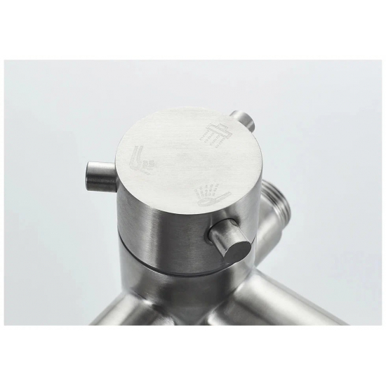 Душевая стойка LEDEME L72401 нержавеющая сталь