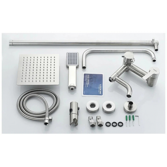 Душевая стойка LEDEME L72401 нержавеющая сталь