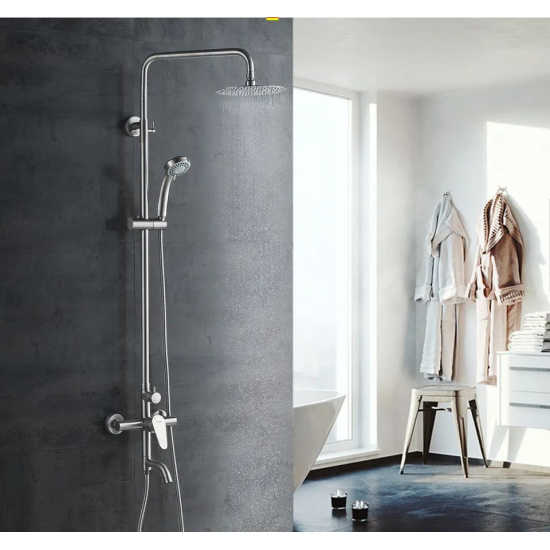 Душевая стойка LEDEME L72402 нержавеющая сталь