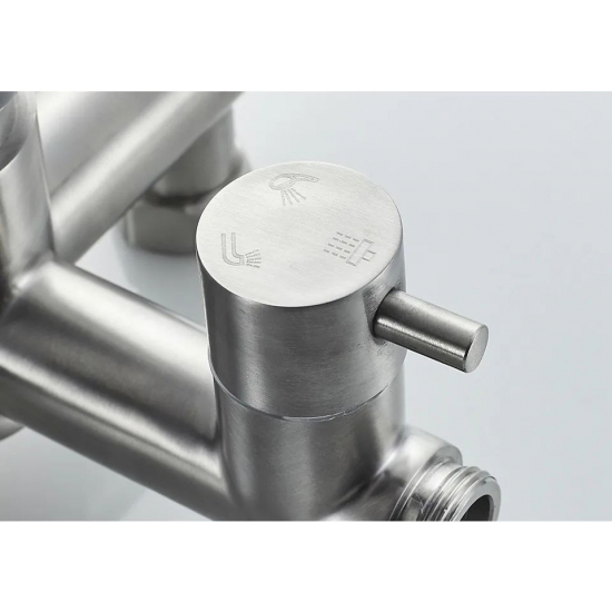 Душевая стойка LEDEME L72402 нержавеющая сталь