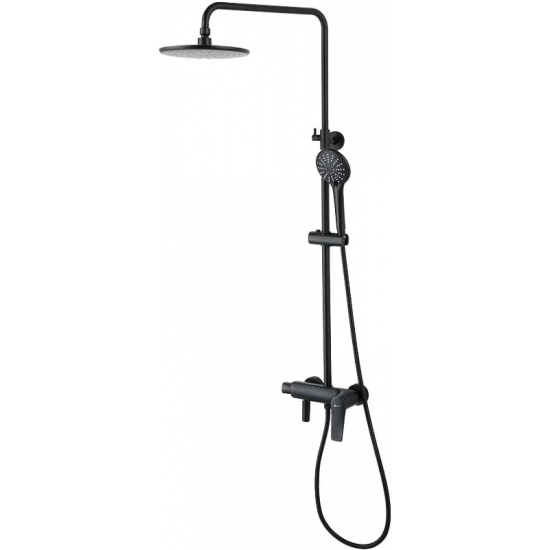 Душевая стойка LEMARK Bronx LM3762BL чёрная