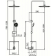 Душевая стойка LEMARK LM8802C