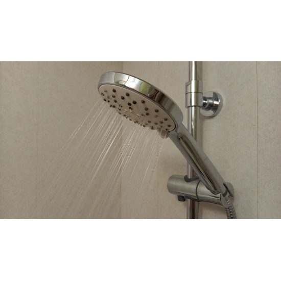 Душевая стойка LEMARK LM8810C хром, белая