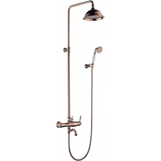 Душевая стойка LEMARK Spark LM6762RG розовое золото