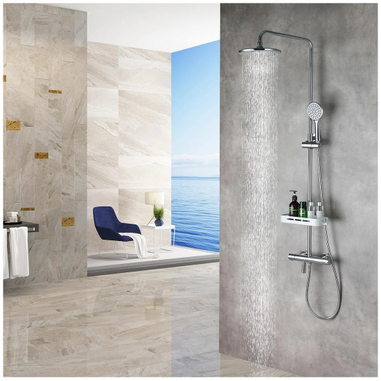 Душевая стойка LEMARK Tropic LM7010C с термостатом