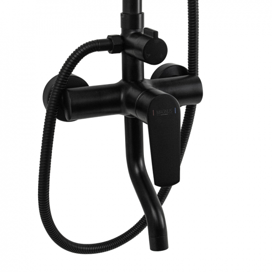 Душевая стойка MAGNUS M8775 чёрный