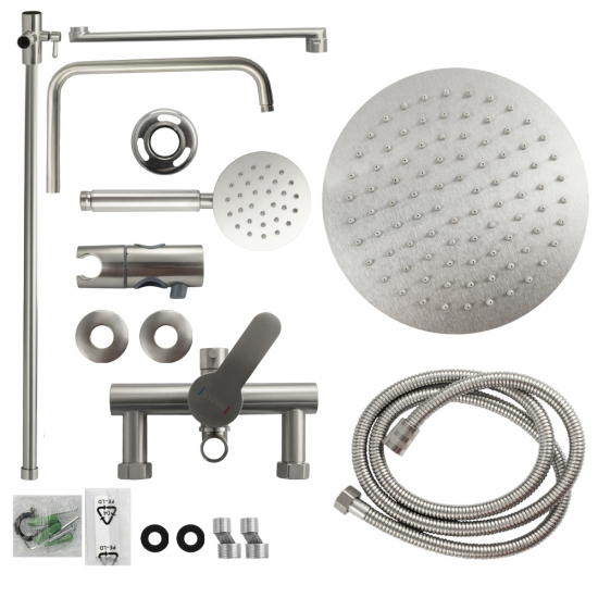 Душевая стойка MAGNUS M9234 нержавеющая сталь