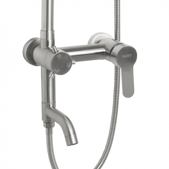 Душевая стойка MAGNUS M9237 нержавеющая сталь