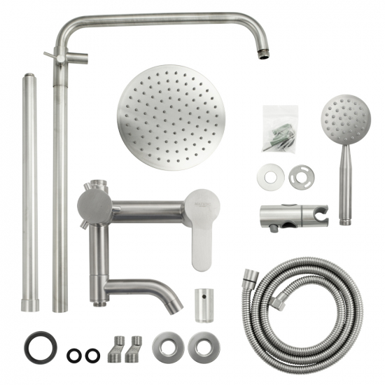 Душевая стойка MAGNUS M9237 нержавеющая сталь