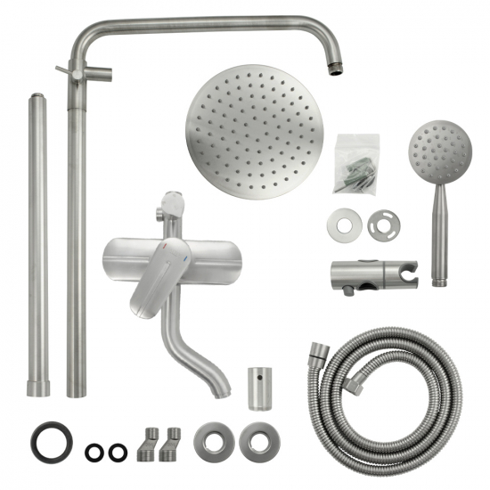 Душевая стойка MAGNUS M9239 нержавеющая сталь