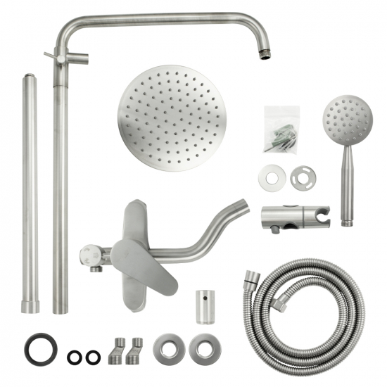 Душевая стойка MAGNUS M9240 нержавеющая сталь