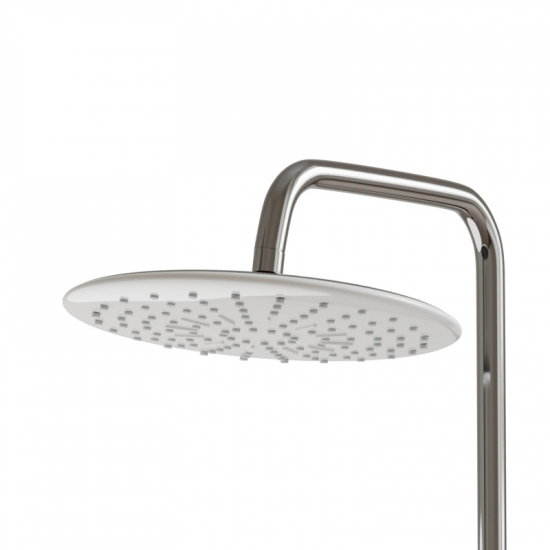 Душевая стойка MIXLINE ML2415 белая / хром