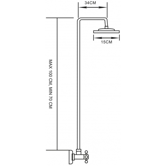 Душевая стойка MIXLINE ML2419