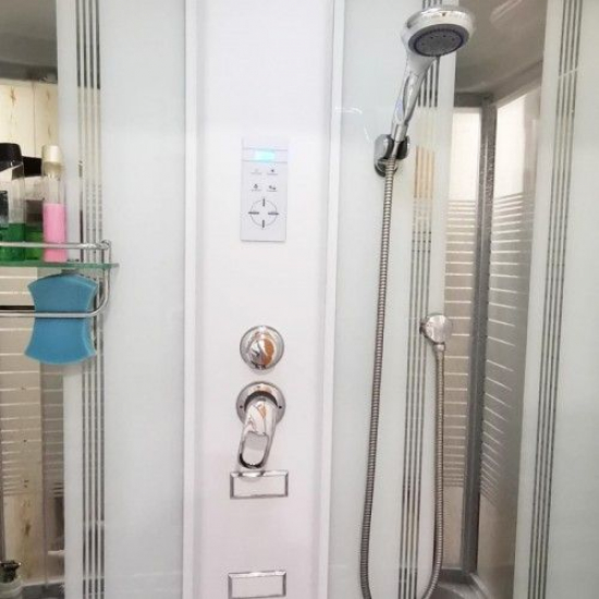 Душевой бокс LORANTO CS-78-4 170x85x215 белая дверь раздвижная