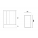 Душевой бокс MIRWELL MR3517TP-C1-RUS 168x80x215