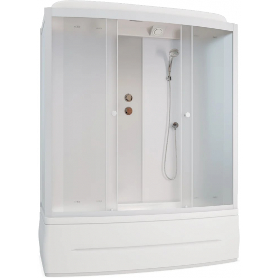 Душевой бокс PARLY Bianco BNE170FR 170x75x215 с высоким поддоном, стекло матовое