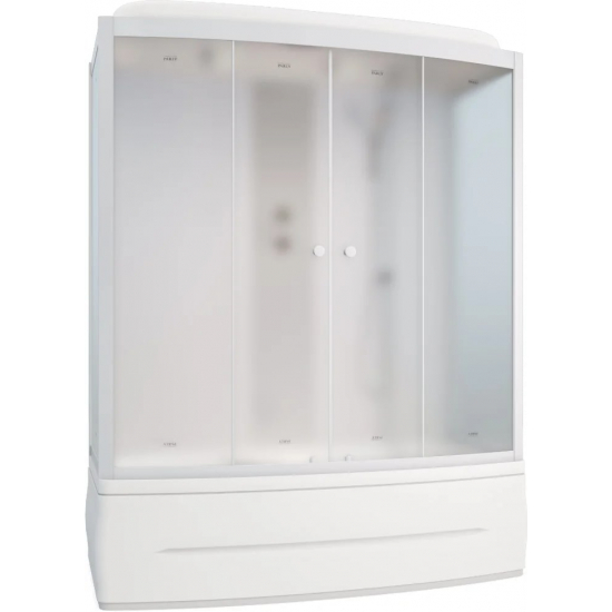 Душевой бокс PARLY Bianco BNE170FR 170x75x215 с высоким поддоном, стекло матовое