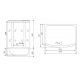 Душевой бокс TIMO Standart T-1140 140x88x220