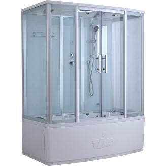 Душевой бокс TIMO Standart T-6670 170x88x220 Silver профиль серебристый матовый