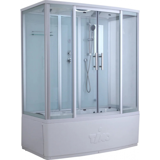 Душевой бокс TIMO Standart T-6670 170x88x220 Silver профиль серебристый матовый